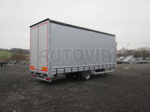 Vzduchem brzděný přívěs s plachtou AVG 10T B1 7,40x2,48/2,80 č.4