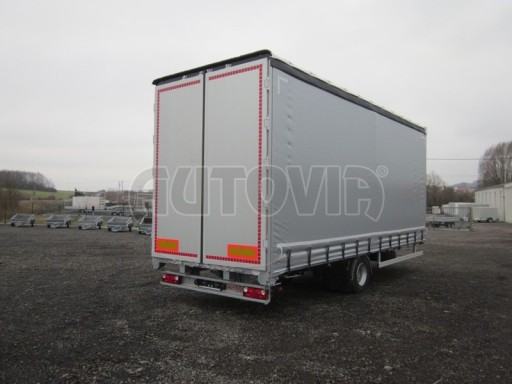 Vzduchem brzděný přívěs s plachtou AVG 10T B1 7,40x2,48/2,80 č.5