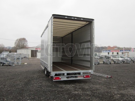 Vzduchem brzděný přívěs s plachtou AVG 10T B1 7,40x2,48/2,80 č.10