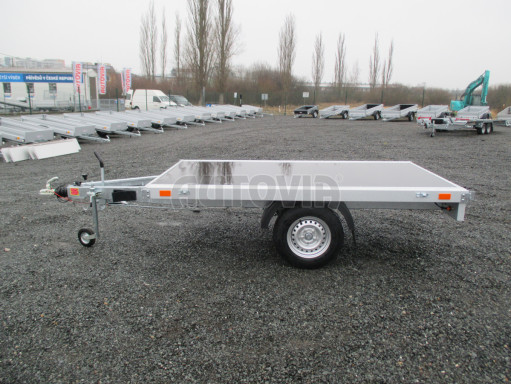 Přívěs v provedení plato pro převoz těžkých nákladů ZV 22 1,3T B1 2,55x1,50 plato