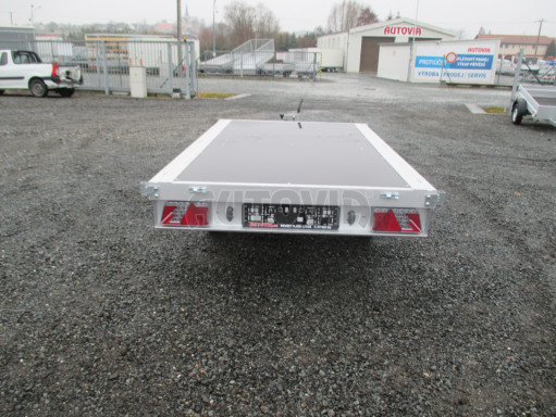 Přívěs v provedení plato pro převoz těžkých nákladů ZV 22 1,3T B1 2,55x1,50 plato