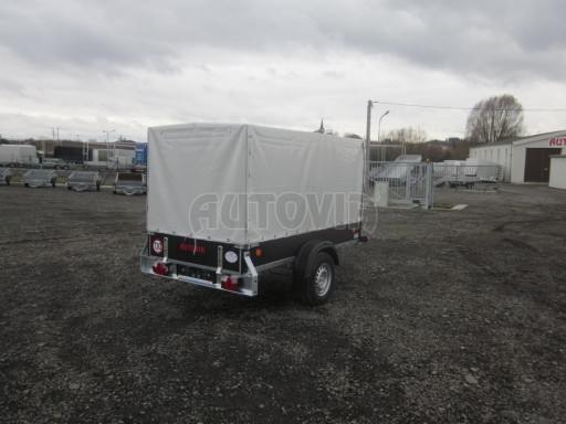 Překližkový přívěs s plachtou ZV 26 1,3T B1 2,50x1,30/1,37