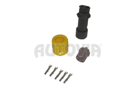 Zástrčka - bajonet Jokon 5-pólový žlutý, 2 vývody č.1