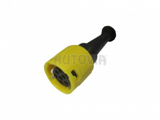 Zástrčka - bajonet Jokon 6-pólový žlutý, 1 vývod č.1