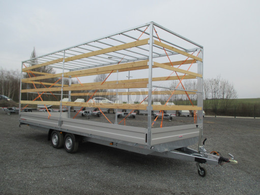 Nákladní přívěs s konstrukcí DN 3,5T B2 7,43x2,47/2,60