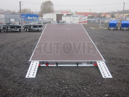 Hydraulicky sklopný přívěs pro přepravu aut AD 3,5T B2 5,17x2,47 plato