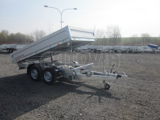 Třístranný sklápěcí přívěs ATS 3SKS 3,0T 3,32x1,70/0,35 ECO v elektrice