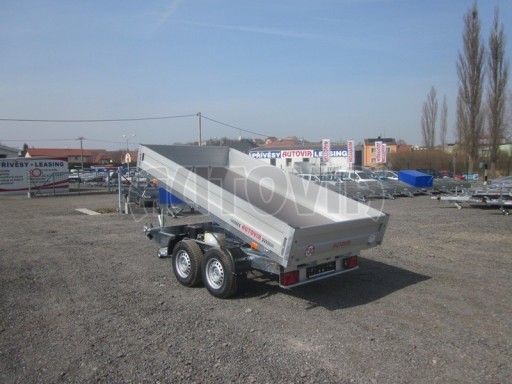 Třístranný sklápěcí přívěs ATS 3SKS 3,0T 3,32x1,70/0,35 ECO v elektrice