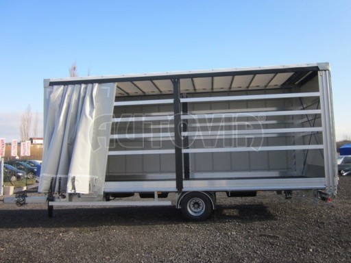 *Vzduchem brzděný přívěs s plachtou AVG 10T 7,40x2,48/3,10 č.6