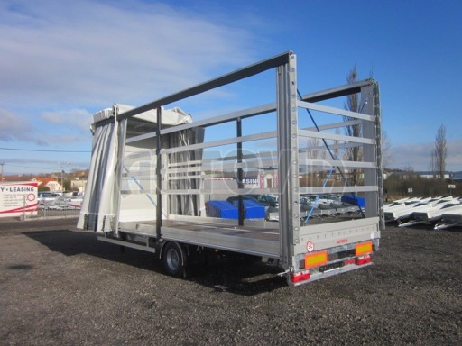 *Vzduchem brzděný přívěs s plachtou AVG 10T 7,40x2,48/3,10 č.8