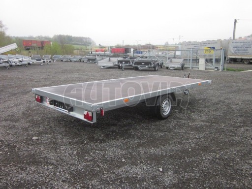 Jednonápravový vozík plato ZV 41 1,3T B1 4,17x2,00 plato