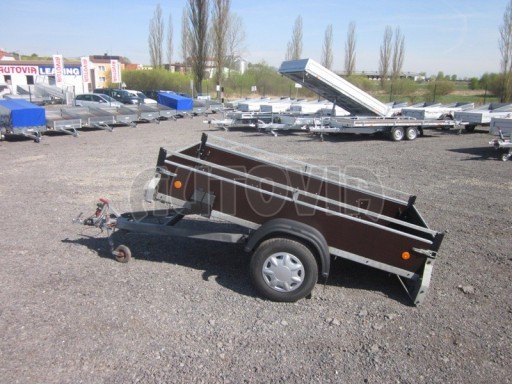Jednonápravový brzděný přívěsný vozík - bazar ZV 26 B1POČ RE SK 2,51/1,26/0,35 č.2