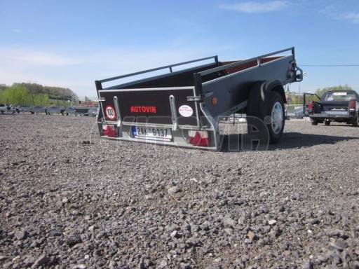 Jednonápravový brzděný přívěsný vozík - bazar ZV 26 B1POČ RE SK 2,51/1,26/0,35 č.5