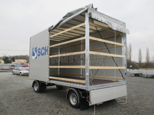 Traktorový točnicový přívěs AGV 16T B2 6,10x2,48/2,80 č.6
