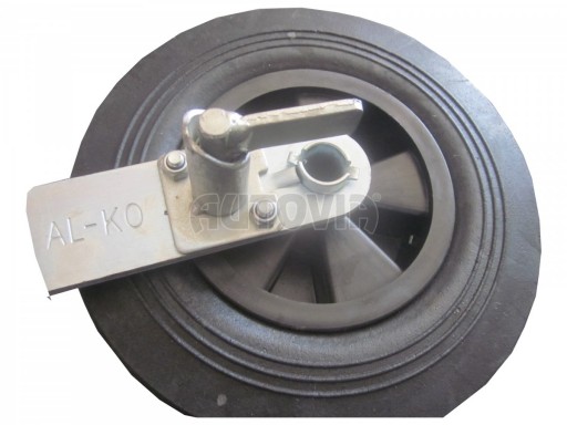 Kolečko opěrné  s brzdou AL-KO 48 200x50 (plastový disk) 150/90 kg č.2