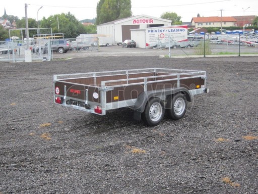 Skladový dvounápravový nebrzděný přívěs ZV 31 750kg N2 3,00x1,54/0,30 POČ