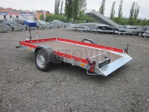Hydraulicky sklopný přepravník HS 1,35T AL red 3,02x1,72/0,10* č.12