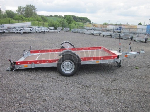 Hydraulicky sklopný přepravník HS 1,35T AL red 3,02x1,72/0,10* č.16