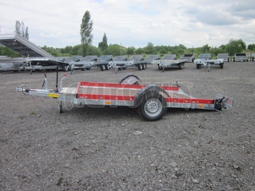 Hydraulicky sklopný přepravník HS 1,35T AL red 3,02x1,72/0,10* č.18