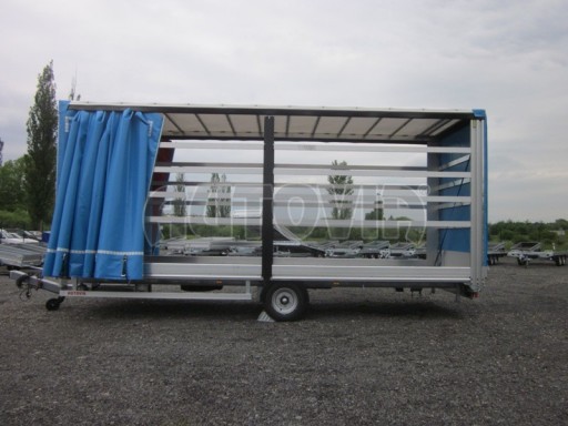 *Jednonápravový vzduchem brzděný, nákladní přívěs AVG 5,45T 7,40x2,48/3,05 č.12