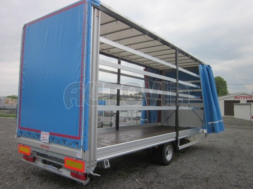 *Jednonápravový vzduchem brzděný, nákladní přívěs AVG 5,45T 7,40x2,48/3,05 č.14