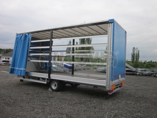 *Jednonápravový vzduchem brzděný, nákladní přívěs AVG 5,45T 7,40x2,48/3,05 č.25