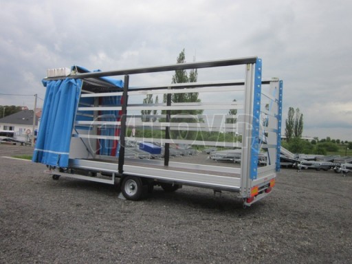 *Jednonápravový vzduchem brzděný, nákladní přívěs AVG 5,45T 7,40x2,48/3,05 č.30