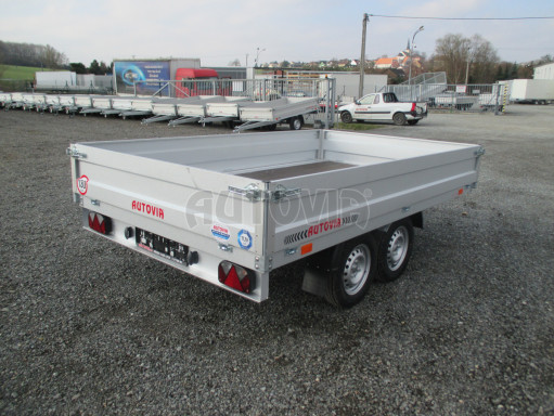 Nebrzděný přívěsný vozík ZV 32 750kg N2 3,00x1,80/0,35 AME