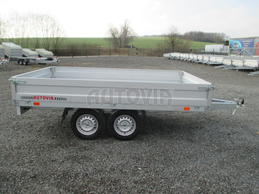 Nebrzděný přívěsný vozík ZV 32 750kg N2 3,00x1,80/0,35 AME