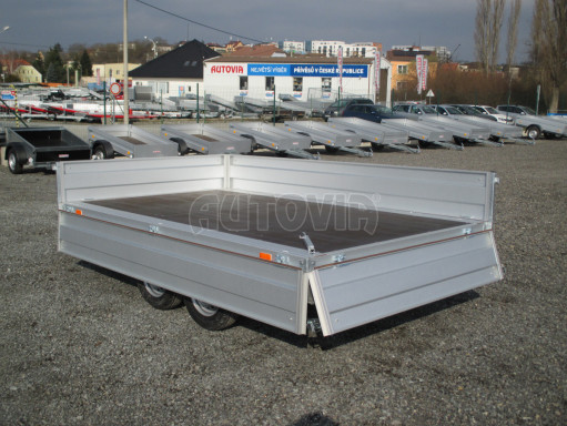 Nebrzděný přívěsný vozík ZV 32 750kg N2 3,00x1,80/0,35 AME