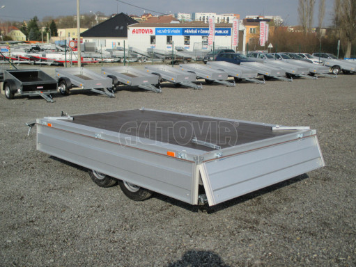 Nebrzděný přívěsný vozík ZV 32 750kg N2 3,00x1,80/0,35 AME
