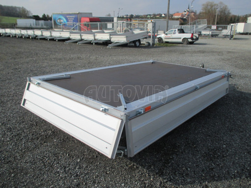 Nebrzděný přívěsný vozík ZV 32 750kg N2 3,00x1,80/0,35 AME