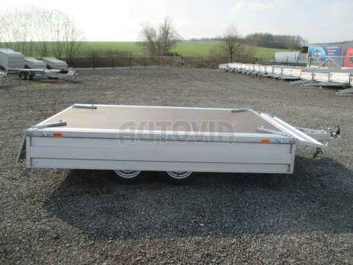 Nebrzděný přívěsný vozík ZV 32 750kg N2 3,00x1,80/0,35 AME