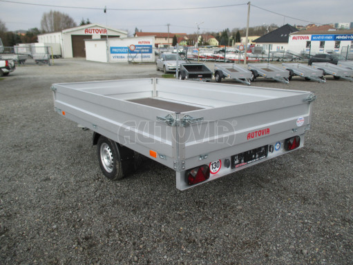 Přívěsný vozík za osobní auto ZV 32 750kg N1 3,00x1,80/0,35 zesílená náprava AME