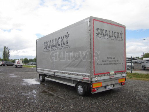 Točnicový bazarový přívěs GAPA 3,5t 6,54/2,49/2,60 č.2