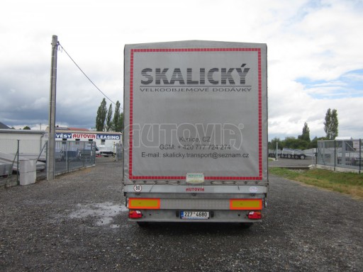 Točnicový bazarový přívěs GAPA 3,5t 6,54/2,49/2,60 č.3