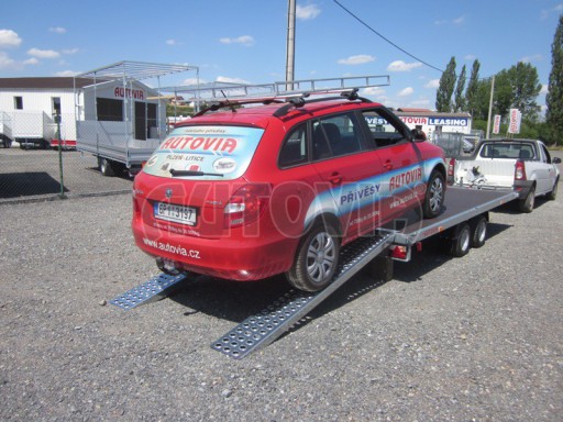 Dvounápravový přívěs ZV 41 2,7T B2 4,18x2,01 10