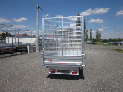 Třístranný sklápěcí přívěs VER 3SKS 2,7T 2,65x1,55/1,30 gitter v elektrice č.7