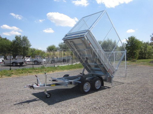 Třístranný sklápěcí přívěs VER 3SKS 2,7T 2,65x1,55/1,30 gitter v elektrice č.9