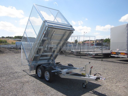 Třístranný sklápěcí přívěs VER 3SKS 2,7T 2,65x1,55/1,30 gitter v elektrice č.11