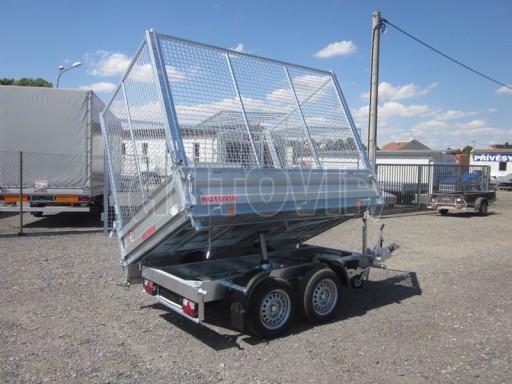 Třístranný sklápěcí přívěs VER 3SKS 2,7T 2,65x1,55/1,30 gitter v elektrice č.3