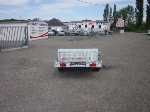 Jednoosý nebrzděný přívěs PN 26 750kg 2,65x1,25/0,40