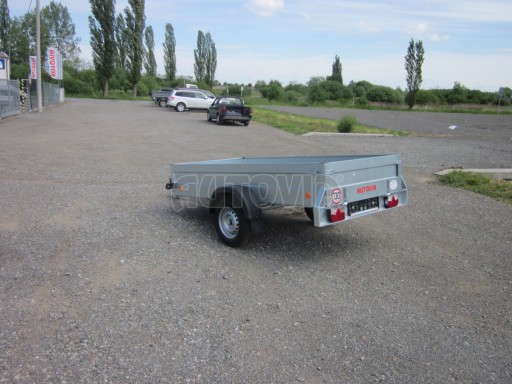 Jednoosý nebrzděný přívěs PN 26 750kg 2,65x1,25/0,40