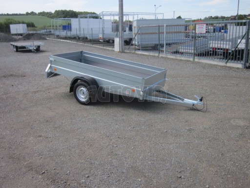 Jednoosý nebrzděný přívěs PN 26 750kg 2,65x1,25/0,40