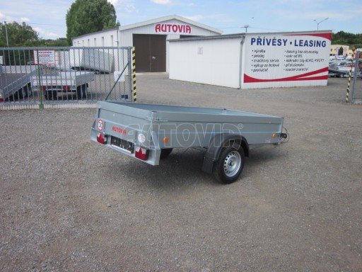 Jednoosý nebrzděný přívěs PN 26 750kg 2,65x1,25/0,40