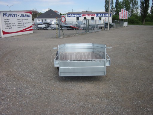 Jednoosý nebrzděný přívěs PN 26 750kg 2,65x1,25/0,40