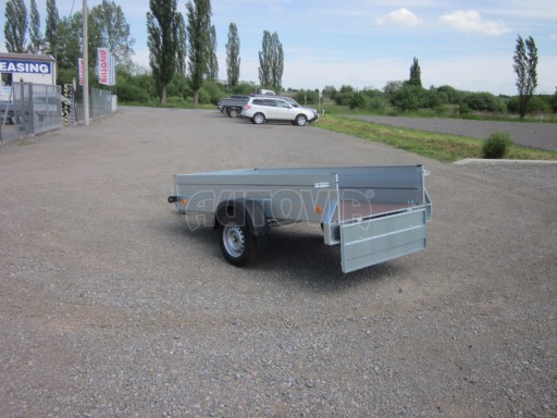 Jednoosý nebrzděný přívěs PN 26 750kg 2,65x1,25/0,40
