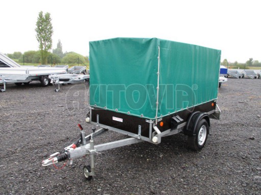 Přívěsný vozík s plachtou (bazar) - ZV 26 B1 1,3t 2,51/1,26/1,33 č.1