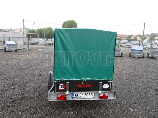 Přívěsný vozík s plachtou (bazar) - ZV 26 B1 1,3t 2,51/1,26/1,33 č.4