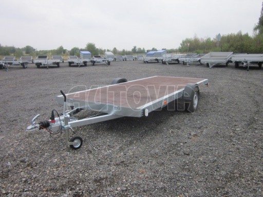 Jednonápravový přívěs plato BGS 1,3T B1 4,50x1,84 plato/750kg